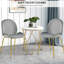 Fauteuil d'appoint en velours-1015743380