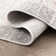 Ellen Traditional Oriental Gray Polyester Area Rug