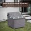 Patio Chair Cover Grey 2pcs-636774324