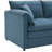 Chenille Modular Sectional Sofa with Double Cushions-869434868