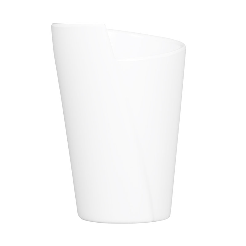 Plastic Round Utensil Crock, 5.5" H x 3.5" W x 3.5" D