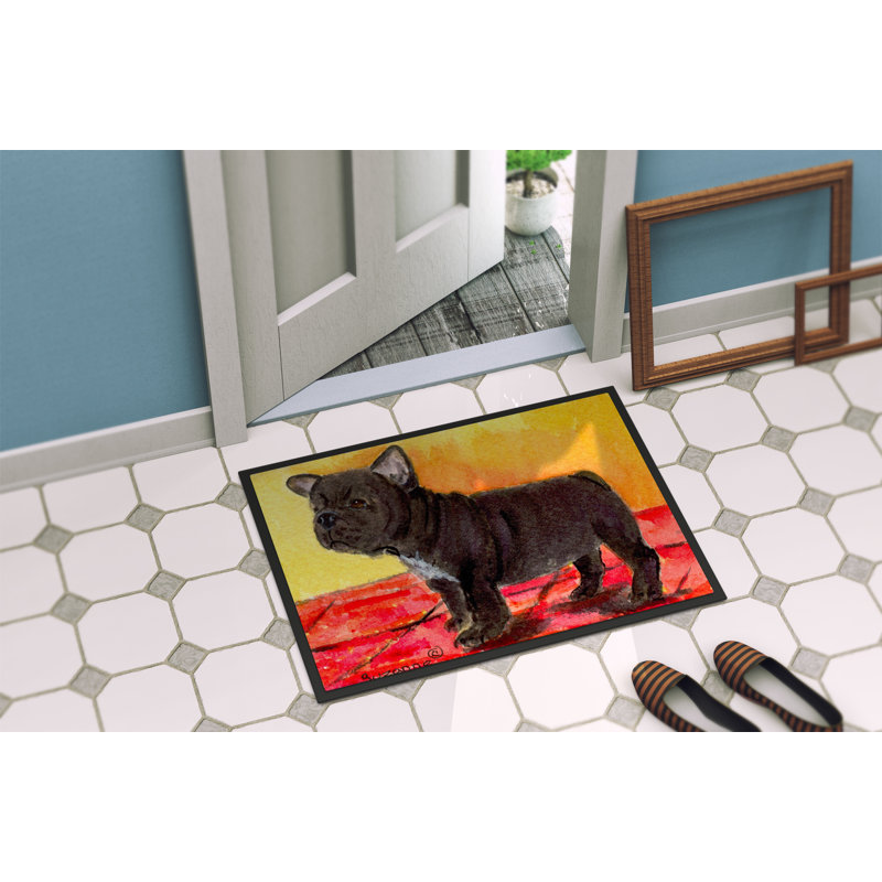 Paillasson d’intérieur antidérapant Swoyersville, Rectangle 1 pi 6 po x 2 pi 3 po