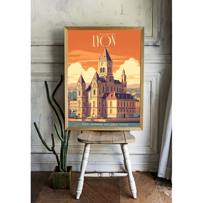 France, Lyon - No Frame Print, 30cm H x 21cm W