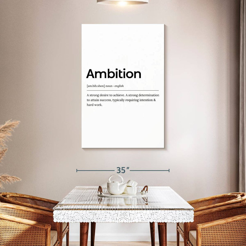 Ambition Definition Light, 48" H x 32" W