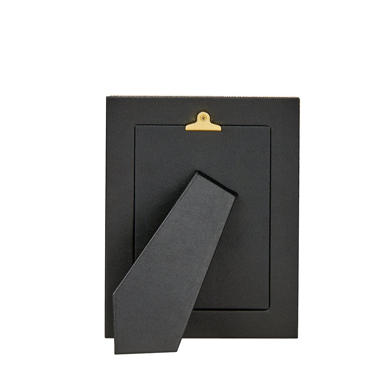 Leather Picture Frame, Stone, 5" W x 7" H