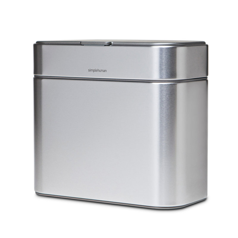 Simplehuman 4L Compost Caddy, Stainless Steel