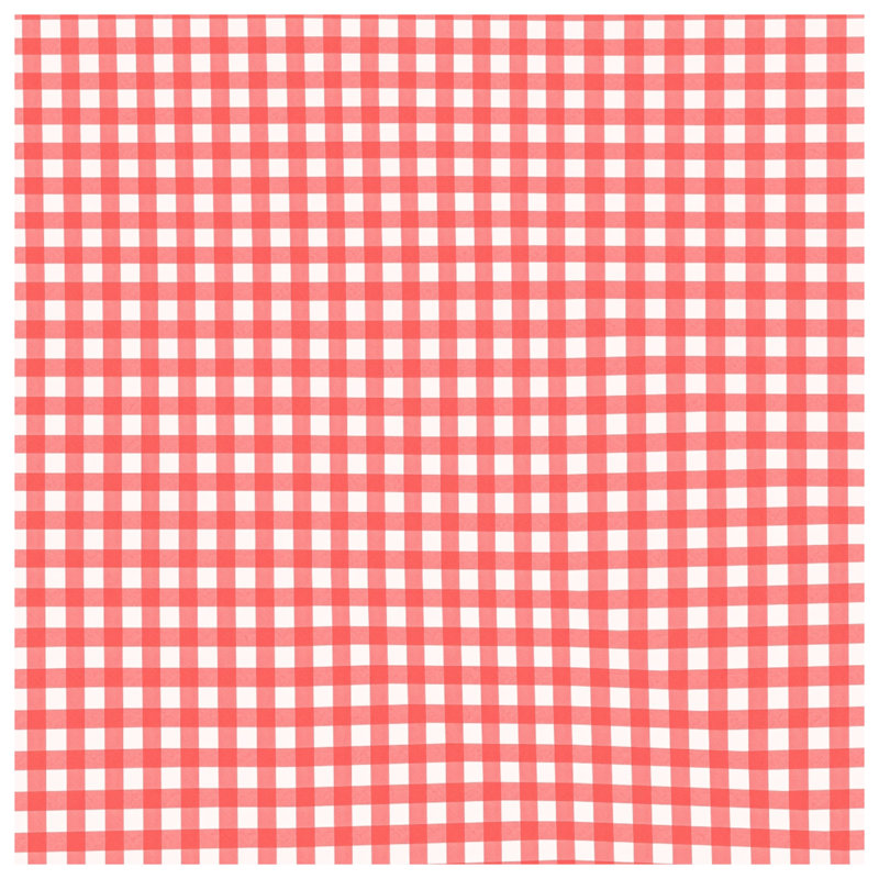 Red White Gingham Pattern Comforter, Twin Extra Long