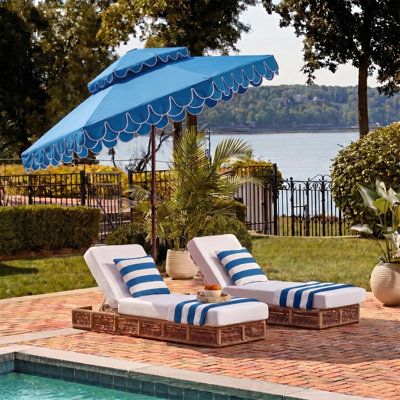Amirreza 8.4' Double Top Outdoor Umbrella