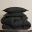 Ensemble de couette Halston Pintuck Puffer 3 pièces - Ultra-doux, moelleux, toutes saisons, durable, facile d'entretien-136115251-136115250