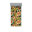 Fauve ambré / motif floral bleu sarcelle