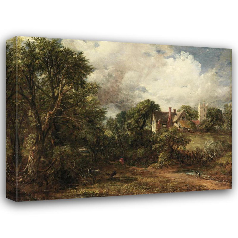 «The Glebe Farm» par John Constable - Art mural sur toile tendue avec châssis, H 48 po x l 33 po