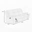 Meuble de salon de style moderne 1pc