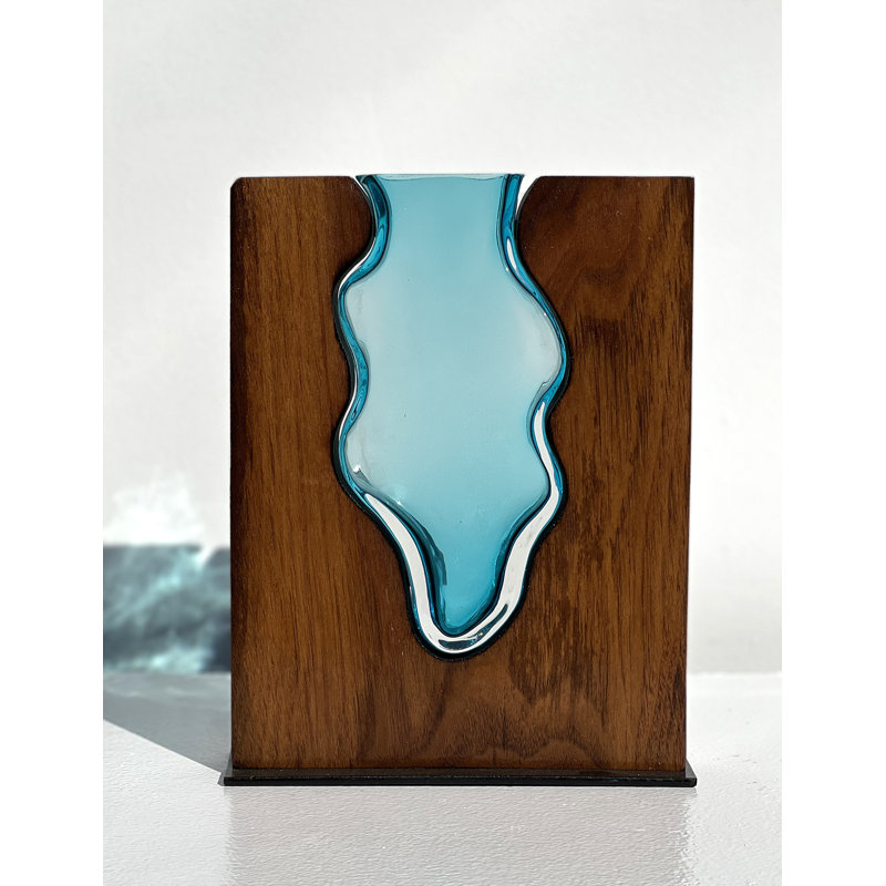 Handmade Wood Table Vase