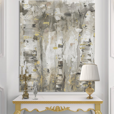" The Modern Grey Forest II " Painting Print