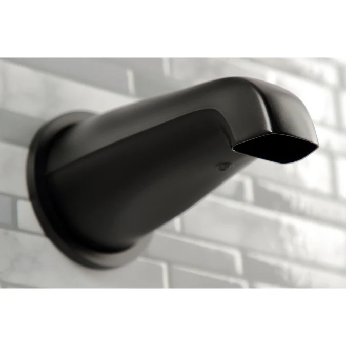 Kingston Brass NuvoFusion Triple-Handle Tub and Shower Faucet, Polished Nickel
