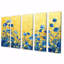 Boyle - Art mural fleurs sauvages - décoration murale traditionnelle 5 pièces-1561064074