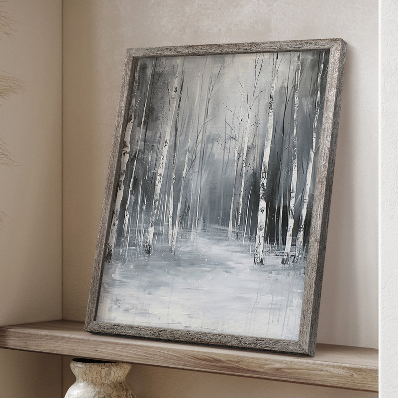 «LANDSCAPES Series XCI», reproduction encadrée - bois massif, H 15 po x l 12 po