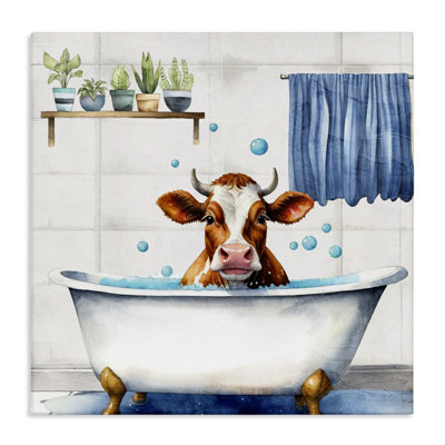 Toile de baignoire Suds Cow, design par Kim Allen