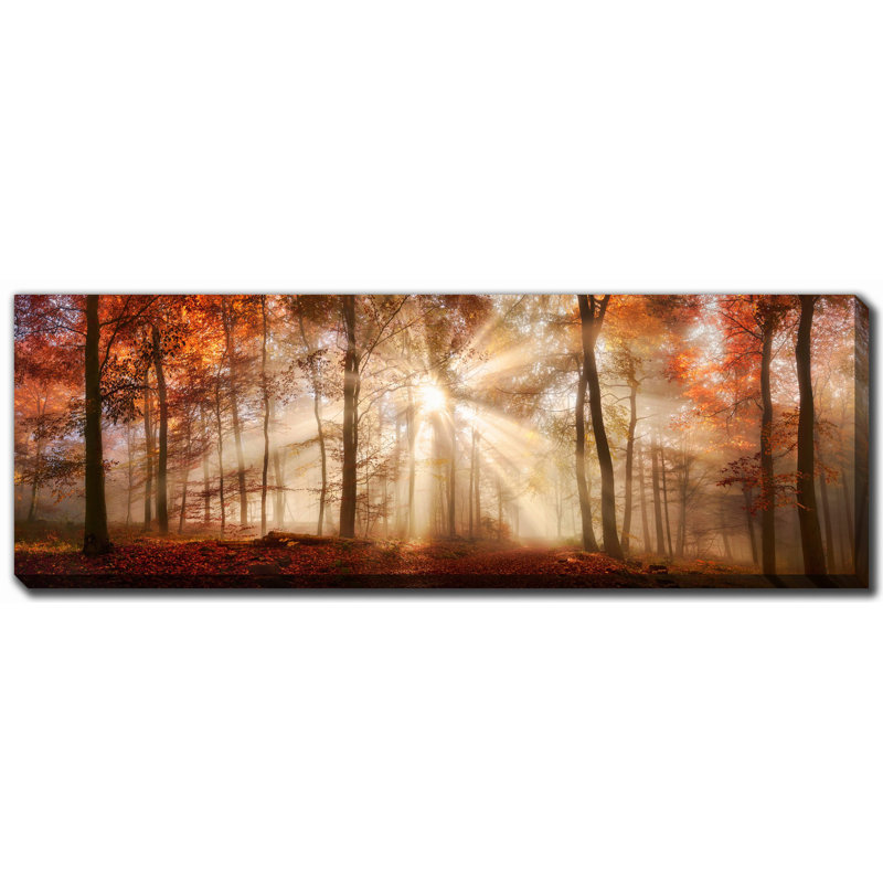 Rayons de soleil, art sur toile, H 20 po x l 60 po