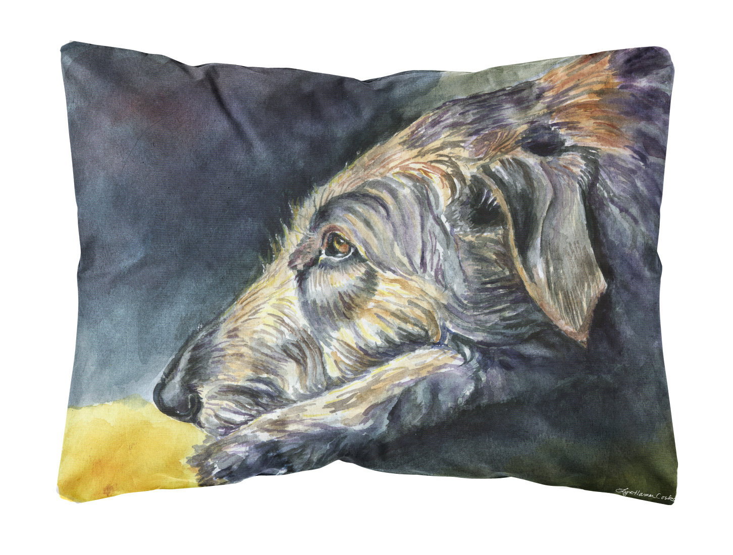 Caroline's Treasures Outdoor-Kissen – Irish Wolfhound Design, Wetterfest, 30,5 X 40,6 Cm