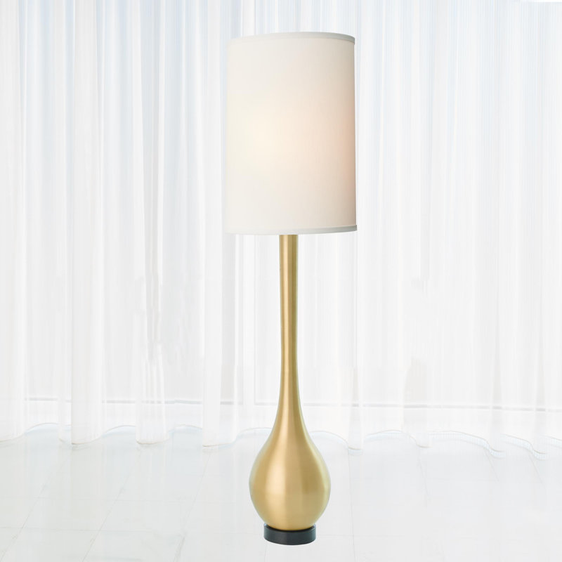Lampe sur pied Bulb, Laiton brossé
