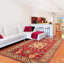 Tapis rouge Finest Ghazni 6 pi 10 po x 10 pi 1 po