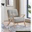 Chaise d'appoint moderne avec dossier capitonné 1pc-1746020925