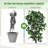 180cm Faux Moss Tree in Pot