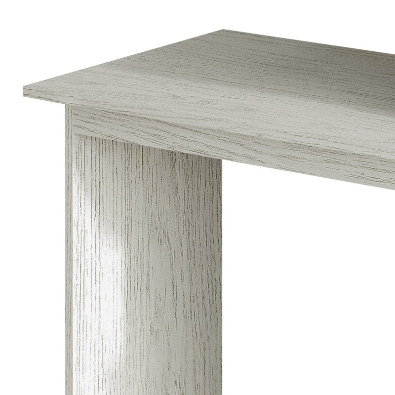 Bureau d'écriture à assemblage facile, Gris clair