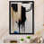 Impression noire sur toile encadrée n'est pas disponible