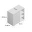 Veilleux 60cm Single Bathroom Vanity Base Only-38871079
