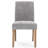 Fabric Upholstered Dining Chairs High Back Parsons Kitchen Chairs With Adjustable Pads And Solid Wood Feet-1462883429