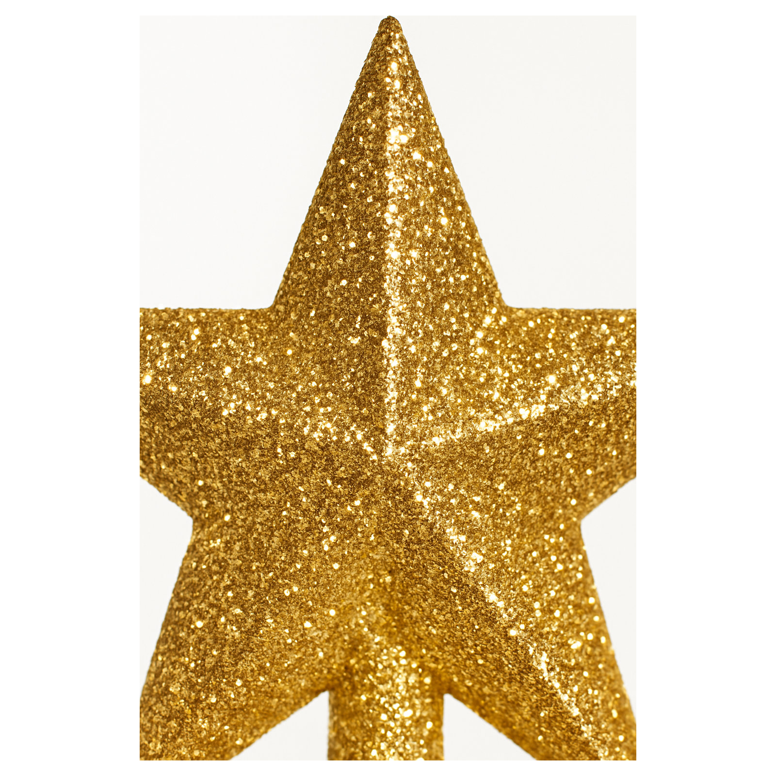 Silver Star Tree Topper, Gold
