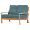 St. Lucia Teak Outdoor 2 - Seater Loveseat