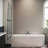 34"W x 58"H Frameless Shower Door,Hinged Pivot Tub with 5/16" Clear Tempered Glass-101908346