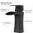 Matte Black Waterfall Bathroom Faucet - Single Handle Sink Tap | Gift Idea-122086147