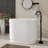 39" Freestanding Soaking Bahtutb Solid Surface Stone Resin Soaking Bathtub with Seat