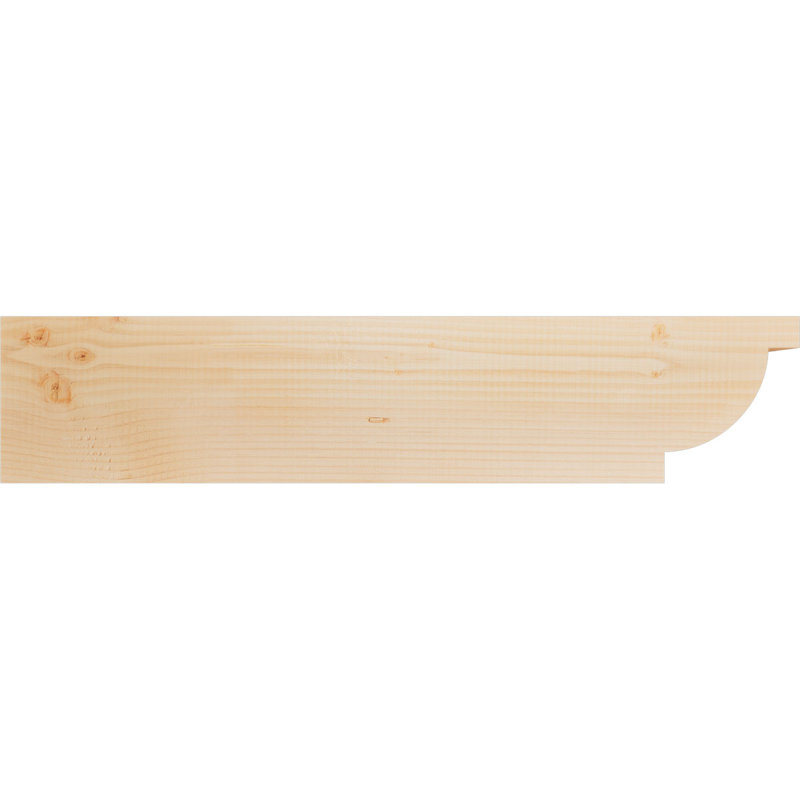 Queue Alpine, Sapin de Douglas, H 8 po x l 36 po x P 5,5 po