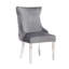 Chaise de salle à manger Denicolais avec revêtement en velours-71197427