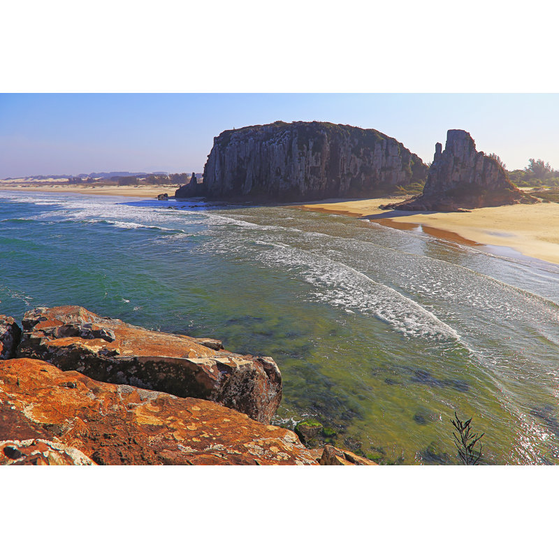 Above Sandy Beach by Agustavop - No Frame Print on Canvas, 81cm H x 122cm W