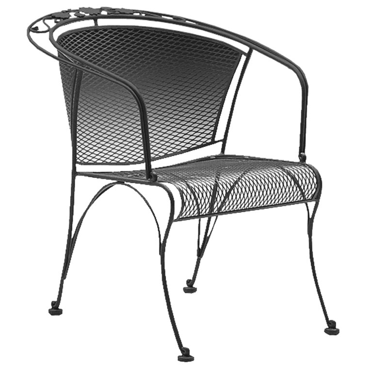 Briarwood Outdoor Dining Armchair, Textured Black
