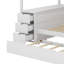 Lit superposé double avec lit gigogne simple, rangement et bureau-1371765100