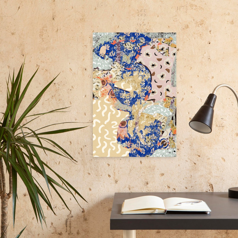 Art contemporain, art contemporain abstrait, H 24 po x l 16 po