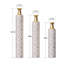 Vases de plancher grands vases dorés - ensemble de 3 vases hauts décoratifs 32/28/24 pouces