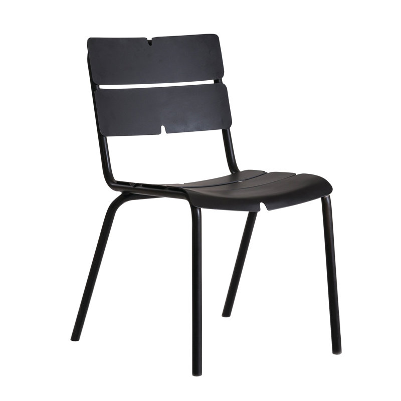 Corail Outdoor Dining Side Chair, Anthracite