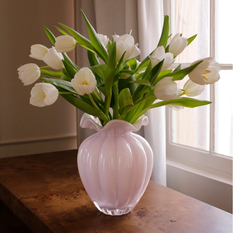 Glass Vento Large Vase, Cameilla