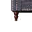 Black Flannelette classical V shape Couch Living Room Sofa Set-75401529