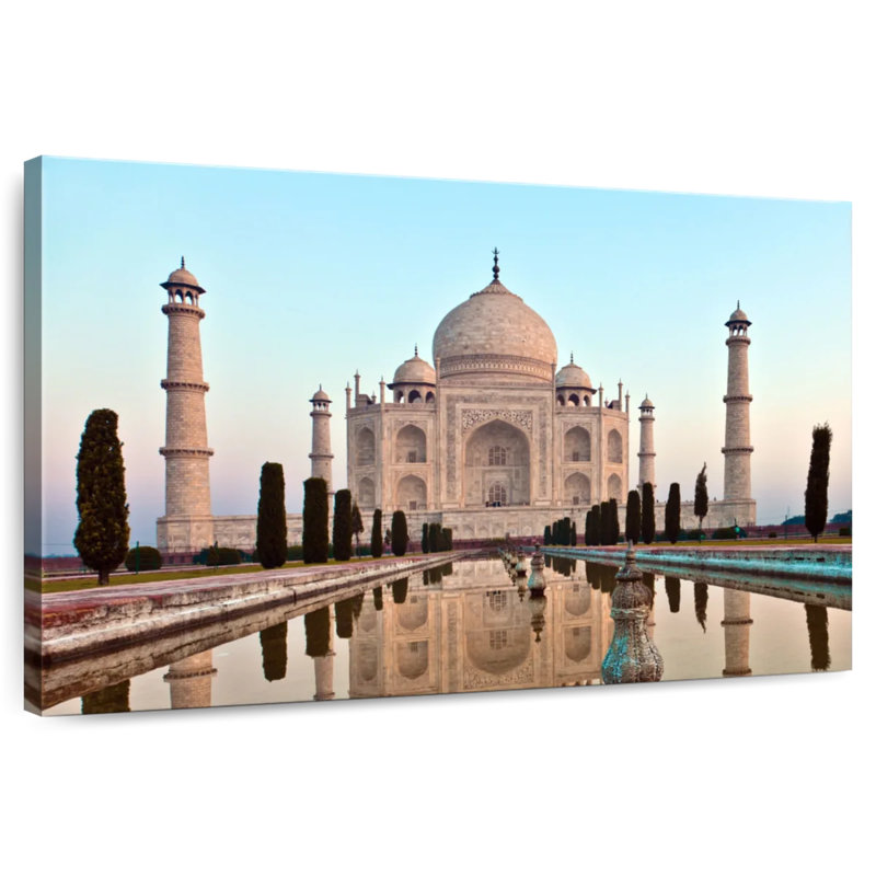 Ravi Taj Mahal au coucher du soleil, H 30 po x l 45 po