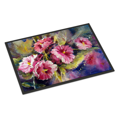 Waveland Non-Slip Floral Doormat