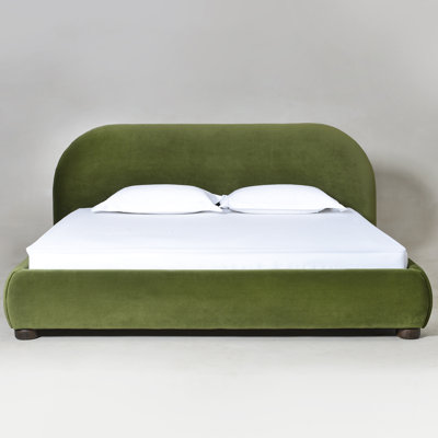 Tesso Velvet Upholstered Bed